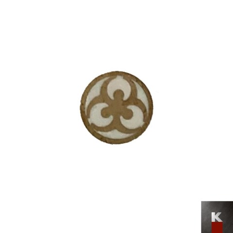 design pins Trio ottone bianco K